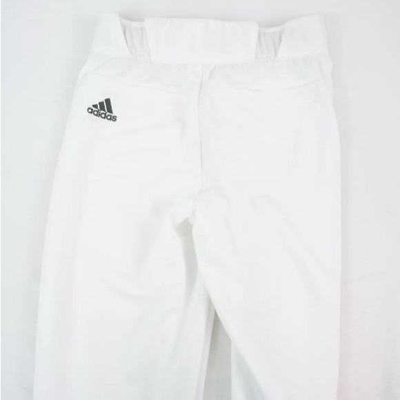 NWT Lot of 2x [adidas] Icon Pro White Open Hem Baseball Pants - Men’s Sz Small - Picture 6 of 15